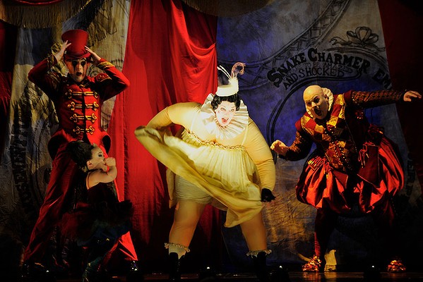 The freaks of Coney Island in Love Never Dies The freaks of Coney Island in Love Never Dies