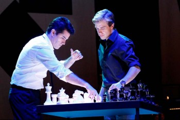 The Production Company's Chess. Martin Crewes and Simon Gleeson. Image by Jeff Busby