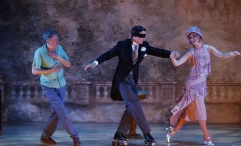 MTC's The Drowsy Chaperone - Geoffrey Rush, Alex Rathgeber and Christie Whelan. Image by Jeff Busby