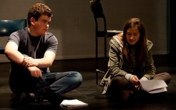 Love Letters in rehearsal. Image by Pia Johnson Love Letters in rehearsal. Image by Pia Johnson