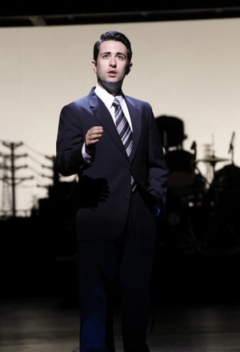 Graham Foote as Frankie Valli. Image by Jeff Busby