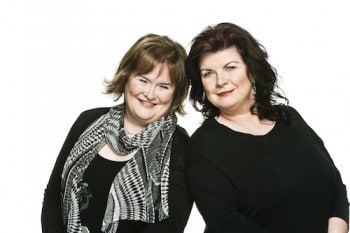 Elaine C Smith (right) was scheduled to perform the role of Susan Boyle in Australia from May 2013.