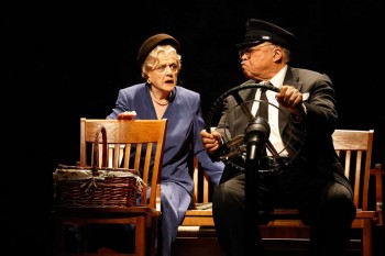 Angela Lansbury James Earl Jones in Driving Miss Daisy. Image by Jeff Busby