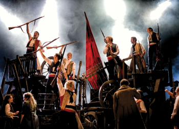 Les Miserables  Barricades. Image by Michael Le Poer Trench