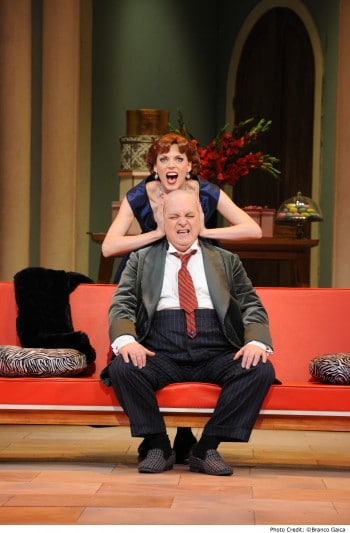 Rachelle Durkin and Conal Coad in Don Pasquale. Image by Branco Gaica.