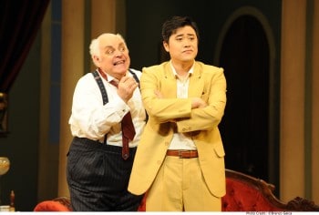 Conal Coad and Ji-Min Park in Don Pasquale. Image by Branco Gaica.