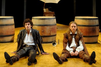 Tim Minchin and Toby Schmitz in Sydney Theatre Company’s Rosencrantz and Guildenstern are Dead. Image by Heidrun Lohr