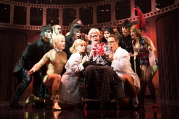 Rocky Horror production shot. Image supplied