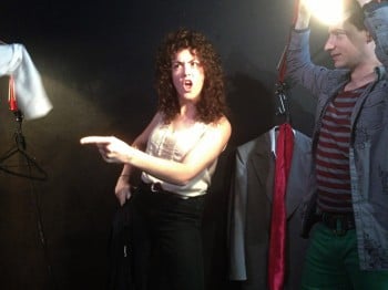Freya Pragt rehearsing "Because of Reason"
