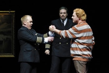 Barry Ryan as Gunther, Daniel Sumegi as Hagen & Stefan Vinke as Siegfried.