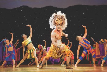Nick Afoa as Simba – He Lives In You. The Lion King Sydney. Image by Deen van Meer
