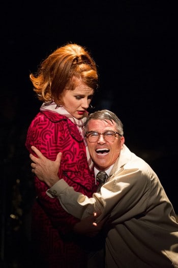 Verity Hunt-Ballard as Charity and Martin Crewes as Oscar in Sweet Charity. Image by Kurt Sneddon