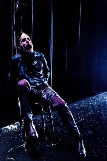 Hugo Weaving as Macbeth for STC. Photo by Brett Boardman.