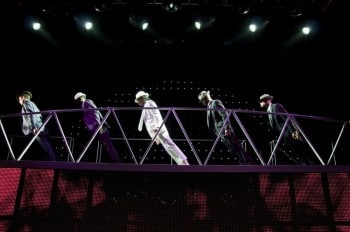 Thriller Live - Smooth Criminal. Image of previous cast members
