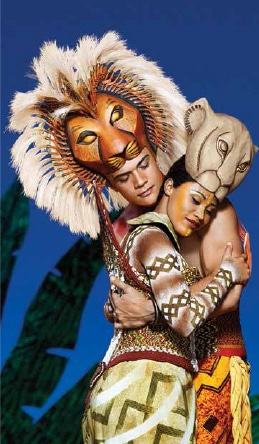 Nick Afoa as Simba and Josslynn Hlenti as Nala in The Lion King. [image supplied]