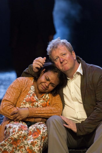 Steve Rodgers and Ursula Yovich. Photo by Brett Boardman.