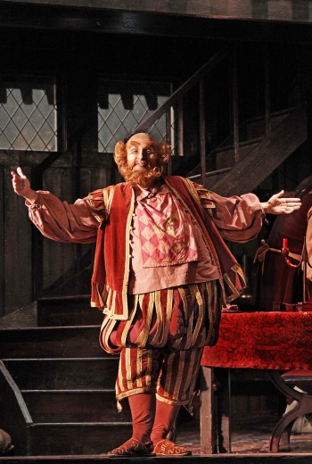 Warwick Fyfe as Falstaff for Opera Australia. Image by Jeff Busby
