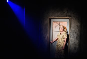 Helen Dallimore in Blood Brothers. Image by Kurt Sneddon.