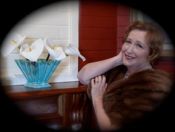Christine Douglas as Gladys Moncrieff in Our Glad, one of the three productions in the Cabaret in the Day season.