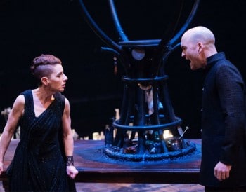 Christen O’Leary and Damien Cassidy in Medea - La Boite Theatre Company. Photography by Dylan Evans.
