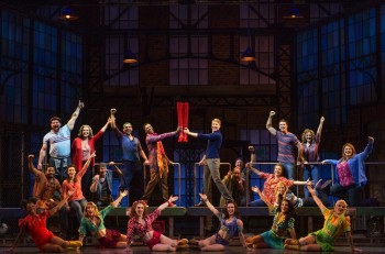 The original Broadway cast of Kinky Boots. Image supplied
