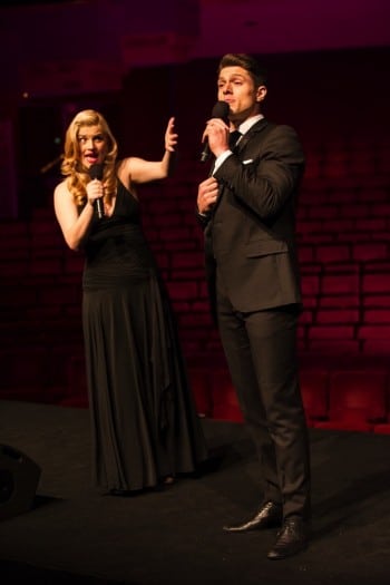 Lucy Durack & Josh Piterman performed at the ATG Theatre Royal announcemet