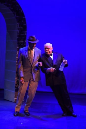 Bert LaBonte and Laurence Coy in High Society at Hayes Theatre Co. Image by Kurt Sneddon