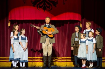 Cameron Daddo and the children of The Sound of Music. Photo by James Morgan.