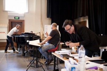 Cameron Menzies in the Lucia rehearsal room.