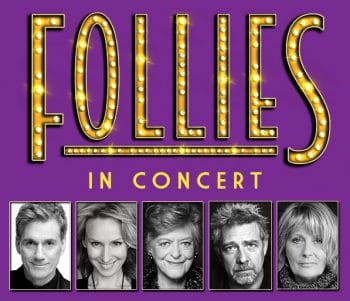 Follies In Concert with cast headshots