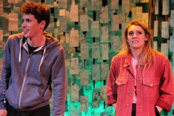 Alex Packard and Lauren Pegus in ATYP's Drift.