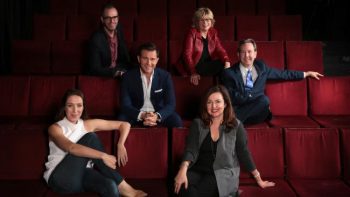 Lisa Campell and the board of Hayes Theatre Co