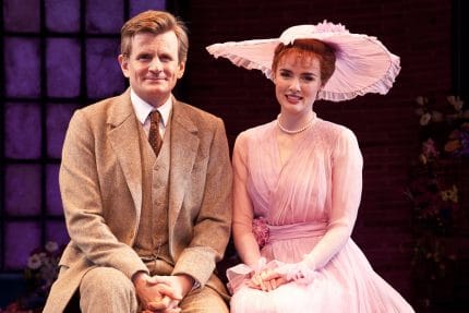 Charles Edwards and Anna O'Byrne. My Fair Lady 2017. Image by Belinda Strodder