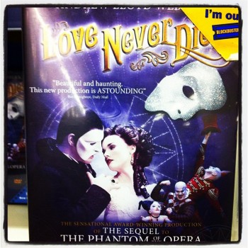 Love Never Dies DVD cover
