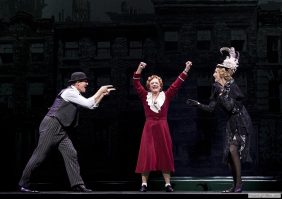 Nancye Hayes, Todd McKenney and Chloe Dallimore in Annie Melbourne - Image by Belinda Strodder (artsphotography.net.au)