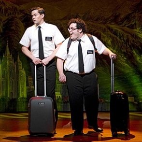 Andrew Rannells and Josh Gad in The Book Of Mormon. Image by Joan Marcus