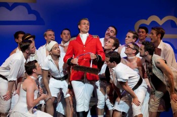 Neal Moors (Major General) and cast in Sasha Regan’s The Pirates of Penzance. Image by Lisa Tomasetti 2012