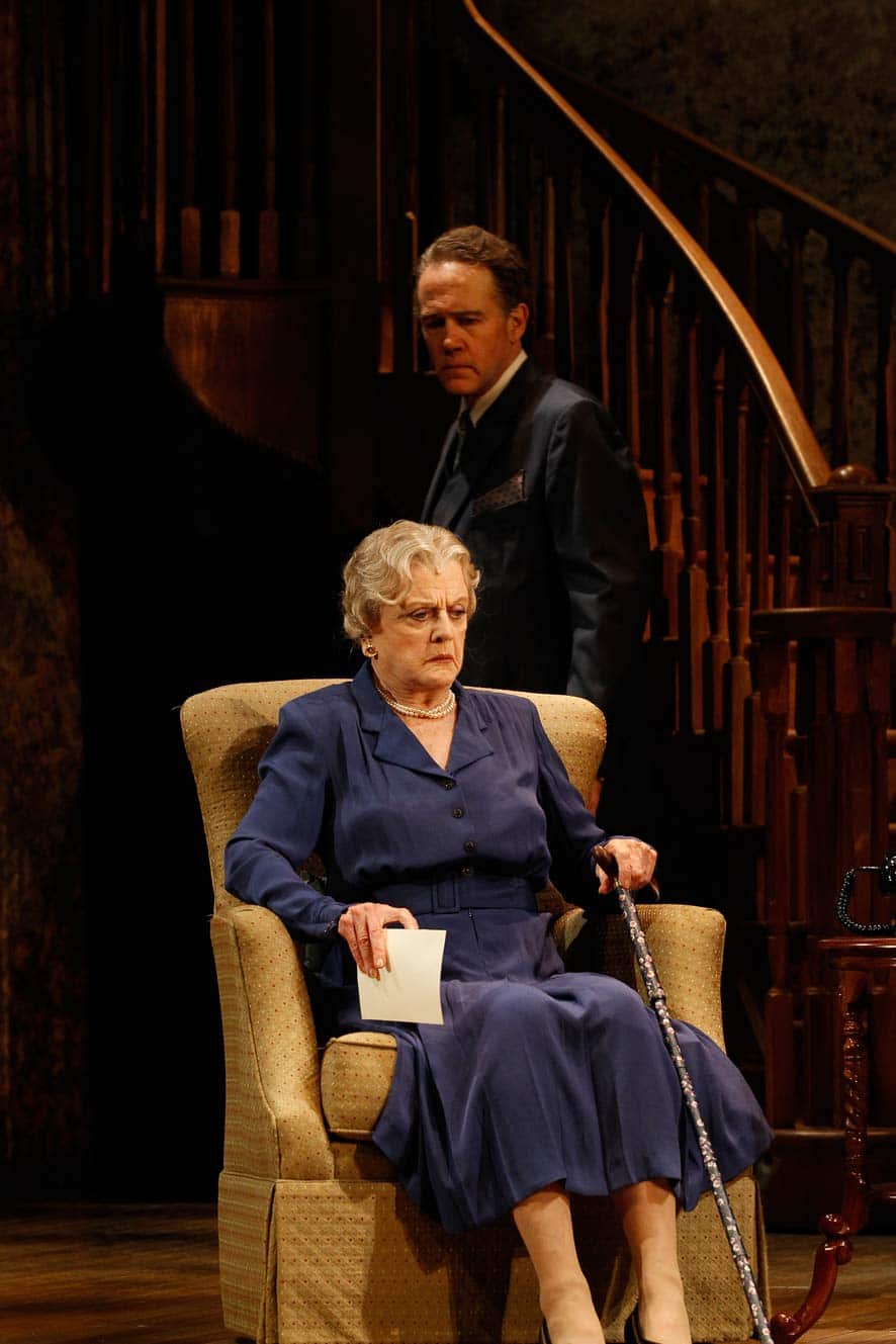 Angela Lansbury and Boyd Gaines in Driving Miss Daisy. Image by Jeff Busby