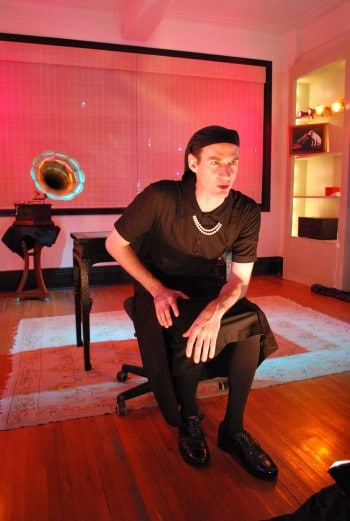 Charles Mayer in I AM MY OWN WIFE. Photo courtesy of 3rd Culture Theatre.