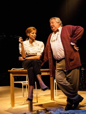 Heather Mitchell and John Wood in The History Boys. Image by Geny Brun