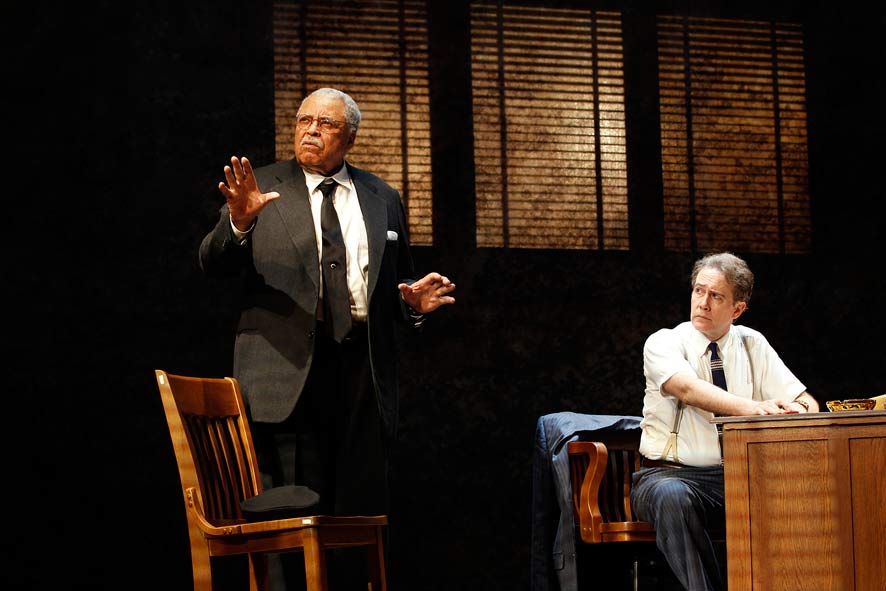 James Earl Jones and Boyd Gaines in Driving Miss Daisy. Image by Jeff Busby