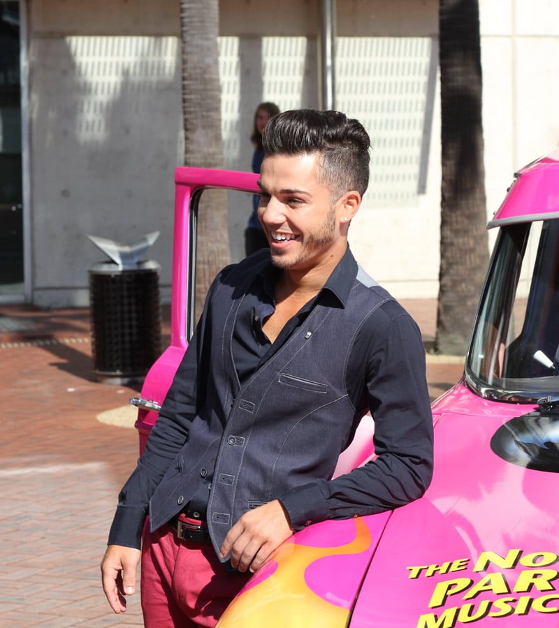 Anthony Callea at the Grease Launch. Image by Erin James
