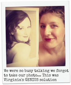 Virginia Gay and Marika Aubrey. Selfie