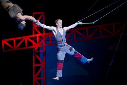 Flying Trapeze Circus Oz 2012 From The Ground Up Mason West and Shane Witt Photographer Rob Blackburn
