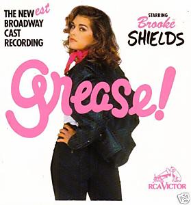Brooke Shields as Rizzo on an unforgettable album cover.