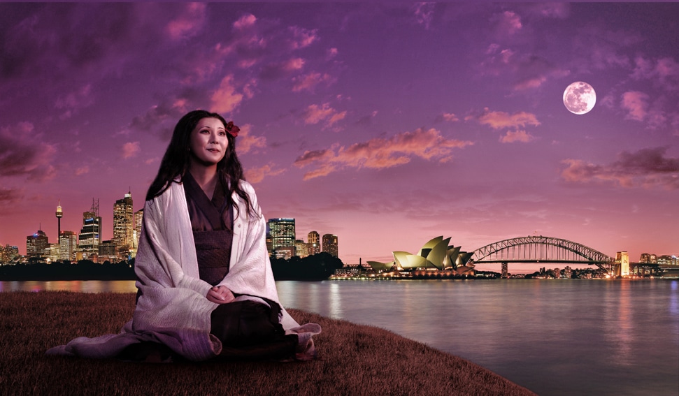 Handa Opera on Sydney Harbour 2014 - MADAMA BUTTERFLY. Photo courtesy of Opera Australia