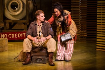 Blake Bowden as Lt Joe Cable and Christine Anu as Bloody Mary In Opera Australia's South Pacific.