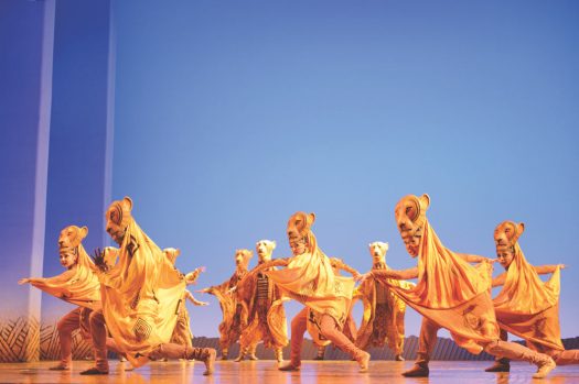 The Lioness Hunt - The Lion King Sydney. Image by Deen van Meer