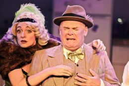 Jaimie Leigh Johnson and Laurence Coy in Squabbalogic's The Drowsy Chaperone. Image by Michael Francis of Francis Fotography