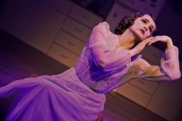 Hliary Cole in Squabbalogic's The Drowsy Chaperone. Image by Michael Francis of Francis Fotography